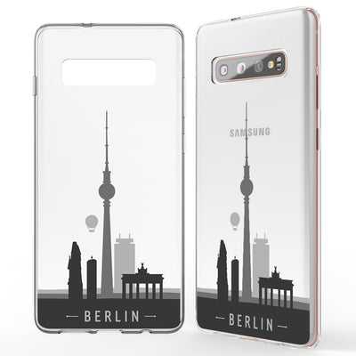 NALIA Hülle kompatibel mit Samsung Galaxy S10 Plus, Motiv Handyhülle Slim Silikon Case Cover Schutzhülle Dünn Durchsichtig, Etui Handy-Tasche Backcover Transparent Bumper NALIA Protective Hülle