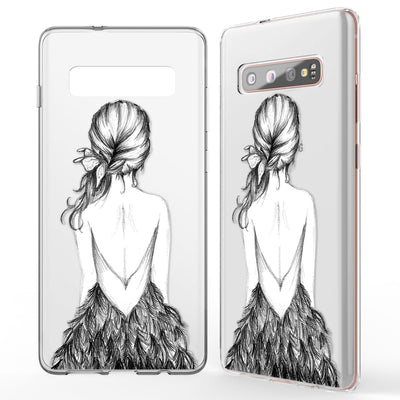 NALIA Hülle kompatibel mit Samsung Galaxy S10 Plus, Motiv Handyhülle Slim Silikon Case Cover Schutzhülle Dünn Durchsichtig, Etui Handy-Tasche Backcover Transparent Bumper NALIA Protective Hülle