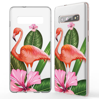 NALIA Hülle kompatibel mit Samsung Galaxy S10 Plus, Motiv Handyhülle Slim Silikon Case Cover Schutzhülle Dünn Durchsichtig, Etui Handy-Tasche Backcover Transparent Bumper Colorful Rain NALIA Protective Hülle