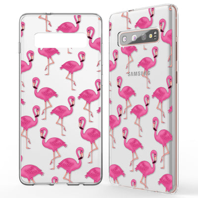NALIA Hülle kompatibel mit Samsung Galaxy S10 Plus, Motiv Handyhülle Slim Silikon Case Cover Schutzhülle Dünn Durchsichtig, Etui Handy-Tasche Backcover Transparent Bumper Colorful Rain NALIA Protective Hülle