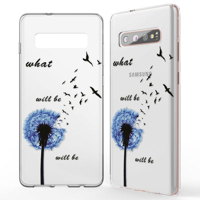 NALIA Hülle kompatibel mit Samsung Galaxy S10 Plus, Motiv Handyhülle Slim Silikon Case Cover Schutzhülle Dünn Durchsichtig, Etui Handy-Tasche Backcover Transparent Bumper Colorful Rain NALIA Protective Hülle