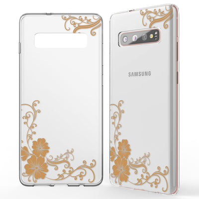 NALIA Hülle kompatibel mit Samsung Galaxy S10 Plus, Motiv Handyhülle Slim Silikon Case Cover Schutzhülle Dünn Durchsichtig, Etui Handy-Tasche Backcover Transparent Bumper Colorful Rain NALIA Protective Hülle