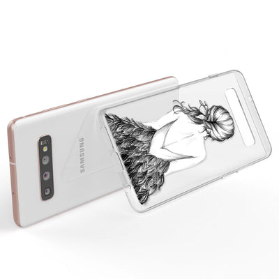 NALIA Hülle kompatibel mit Samsung Galaxy S10 Plus, Motiv Handyhülle Slim Silikon Case Cover Schutzhülle Dünn Durchsichtig, Etui Handy-Tasche Backcover Transparent Bumper NALIA Protective Hülle