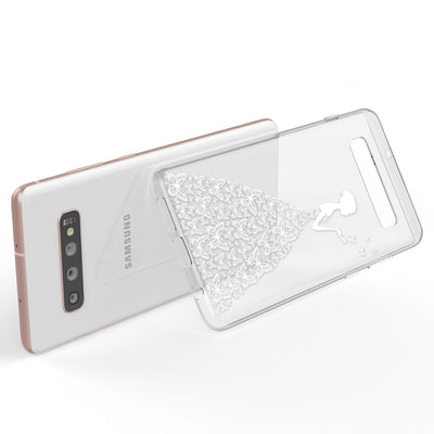 NALIA Hülle kompatibel mit Samsung Galaxy S10 Plus, Motiv Handyhülle Slim Silikon Case Cover Schutzhülle Dünn Durchsichtig, Etui Handy-Tasche Backcover Transparent Bumper NALIA Protective Hülle