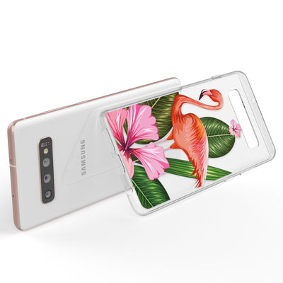 NALIA Hülle kompatibel mit Samsung Galaxy S10 Plus, Motiv Handyhülle Slim Silikon Case Cover Schutzhülle Dünn Durchsichtig, Etui Handy-Tasche Backcover Transparent Bumper Colorful Rain NALIA Protective Hülle