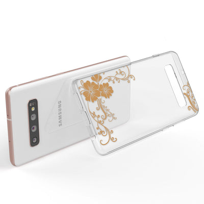 NALIA Hülle kompatibel mit Samsung Galaxy S10 Plus, Motiv Handyhülle Slim Silikon Case Cover Schutzhülle Dünn Durchsichtig, Etui Handy-Tasche Backcover Transparent Bumper Colorful Rain NALIA Protective Hülle