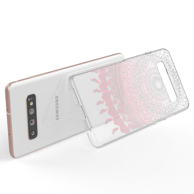 NALIA Hülle kompatibel mit Samsung Galaxy S10 Plus, Motiv Handyhülle Slim Silikon Case Cover Schutzhülle Dünn Durchsichtig, Etui Handy-Tasche Backcover Transparent Bumper Colorful Rain NALIA Protective Hülle