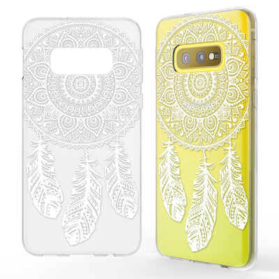 NALIA Hülle kompatibel mit Samsung Galaxy S10e, Motiv Handyhülle Slim Silikon Case Cover Schutzhülle Dünn Durchsichtig, Etui Handy-Tasche Backcover Transparent Bumper Colorful Lines NALIA Protective Hülle