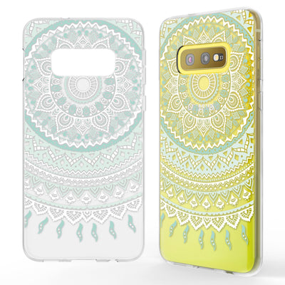 NALIA Hülle kompatibel mit Samsung Galaxy S10e, Motiv Handyhülle Slim Silikon Case Cover Schutzhülle Dünn Durchsichtig, Etui Handy-Tasche Backcover Transparent Bumper Colorful Lines NALIA Protective Hülle