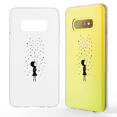NALIA Hülle kompatibel mit Samsung Galaxy S10e, Motiv Handyhülle Slim Silikon Case Cover Schutzhülle Dünn Durchsichtig, Etui Handy-Tasche Backcover Transparent Bumper Colorful Lines NALIA Protective Hülle