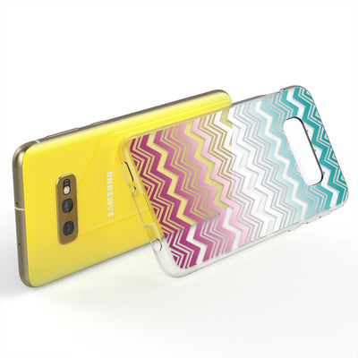 NALIA Hülle kompatibel mit Samsung Galaxy S10e, Motiv Handyhülle Slim Silikon Case Cover Schutzhülle Dünn Durchsichtig, Etui Handy-Tasche Backcover Transparent Bumper Colorful Lines NALIA Protective Hülle