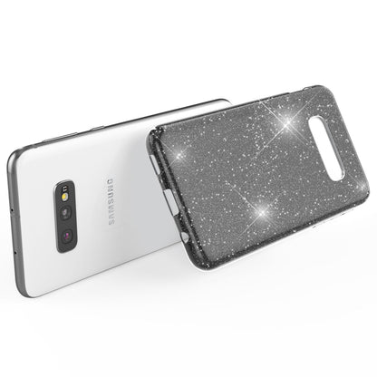 NALIA Hülle kompatibel mit Samsung Galaxy S10e, Glitzer Handy Hülle Back Cover NALIA Protective Hülle