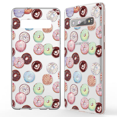 NALIA Handyhülle kompatibel mit Samsung Galaxy S10 Plus, Ultra-Slim Silikon Hülle Motiv Case Cover Crystal Schutzhülle, Durchsichtig Etui Handy-Tasche Backcover Transparent Bumper NALIA SlimFit Hülle