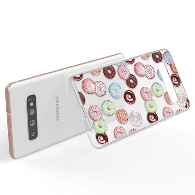 NALIA Handyhülle kompatibel mit Samsung Galaxy S10 Plus, Ultra-Slim Silikon Hülle Motiv Case Cover Crystal Schutzhülle, Durchsichtig Etui Handy-Tasche Backcover Transparent Bumper NALIA SlimFit Hülle