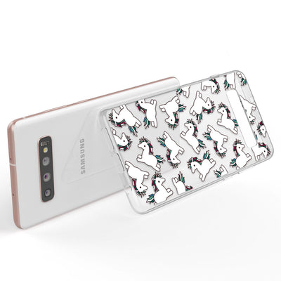 NALIA Handyhülle kompatibel mit Samsung Galaxy S10 Plus, Ultra-Slim Silikon Hülle Motiv Case Cover Crystal Schutzhülle, Durchsichtig Etui Handy-Tasche Backcover Transparent Bumper Pineapple NALIA SlimFit Hülle