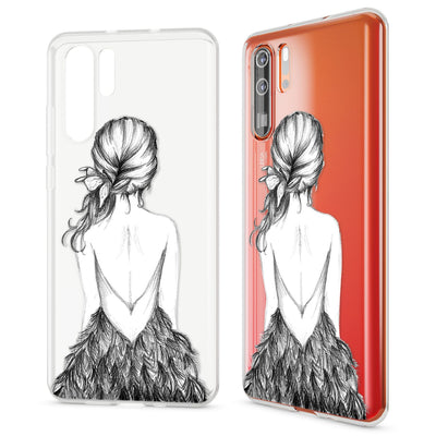 NALIA Hülle kompatibel mit Huawei P30 Pro, Motiv Handyhülle Ultra-Slim Silikon Case Crystal Cover Schutzhülle Durchsichtig Dünn, Handy-Tasche Backcover Transparent Bumper Berlin Skyline NALIA SlimFit Hülle