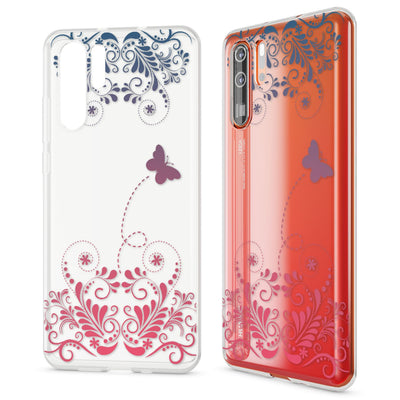 NALIA Hülle kompatibel mit Huawei P30 Pro, Motiv Handyhülle Ultra-Slim Silikon Case Crystal Cover Schutzhülle Durchsichtig Dünn, Handy-Tasche Backcover Transparent Bumper Butterfly NALIA SlimFit Hülle