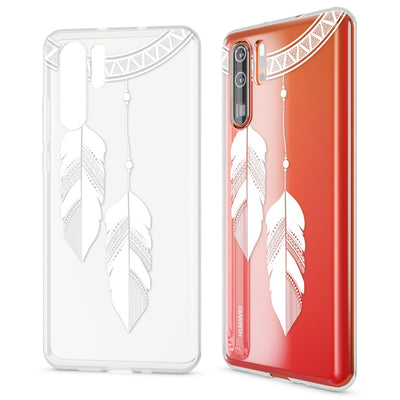 NALIA Hülle kompatibel mit Huawei P30 Pro, Motiv Handyhülle Ultra-Slim Silikon Case Crystal Cover Schutzhülle Durchsichtig Dünn, Handy-Tasche Backcover Transparent Bumper Berlin Skyline NALIA SlimFit Hülle