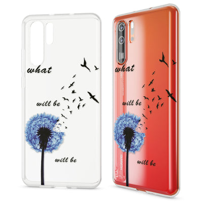 NALIA Hülle kompatibel mit Huawei P30 Pro, Motiv Handyhülle Ultra-Slim Silikon Case Crystal Cover Schutzhülle Durchsichtig Dünn, Handy-Tasche Backcover Transparent Bumper Colorful Rain NALIA SlimFit Hülle