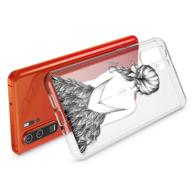 NALIA Hülle kompatibel mit Huawei P30 Pro, Motiv Handyhülle Ultra-Slim Silikon Case Crystal Cover Schutzhülle Durchsichtig Dünn, Handy-Tasche Backcover Transparent Bumper Berlin Skyline NALIA SlimFit Hülle