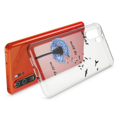NALIA Hülle kompatibel mit Huawei P30 Pro, Motiv Handyhülle Ultra-Slim Silikon Case Crystal Cover Schutzhülle Durchsichtig Dünn, Handy-Tasche Backcover Transparent Bumper Colorful Rain NALIA SlimFit Hülle