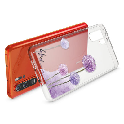 NALIA Hülle kompatibel mit Huawei P30 Pro, Motiv Handyhülle Ultra-Slim Silikon Case Crystal Cover Schutzhülle Durchsichtig Dünn, Handy-Tasche Backcover Transparent Bumper Colorful Rain NALIA SlimFit Hülle