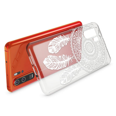 NALIA Hülle kompatibel mit Huawei P30 Pro, Motiv Handyhülle Ultra-Slim Silikon Case Crystal Cover Schutzhülle Durchsichtig Dünn, Handy-Tasche Backcover Transparent Bumper Dreamcatcher NALIA SlimFit Hülle