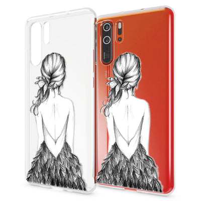 NALIA Hülle kompatibel mit Huawei P30 Pro, Motiv Handyhülle Ultra-Slim Silikon Case Crystal Cover Schutzhülle Durchsichtig Dünn, Handy-Tasche Backcover Transparent Bumper Berlin Skyline NALIA SlimFit Hülle
