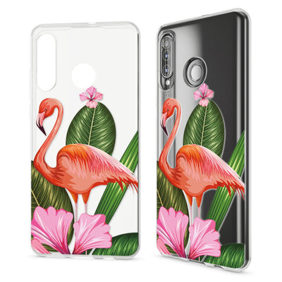 NALIA Hülle kompatibel mit Huawei P30 Lite, Motiv Handyhülle Ultra-Slim Silikon Case Crystal Cover Schutzhülle Durchsichtig, Handy-Tasche Backcover Transparent Bumper NALIA SlimFit Hülle