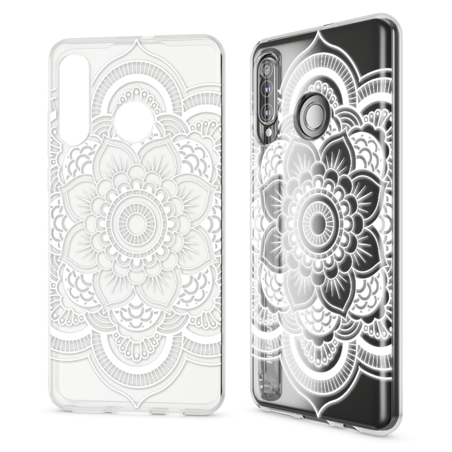 NALIA Hülle für Huawei P30 Lite, Motiv Handy Hülle Slim Silikon Case Schutzhülle NALIA