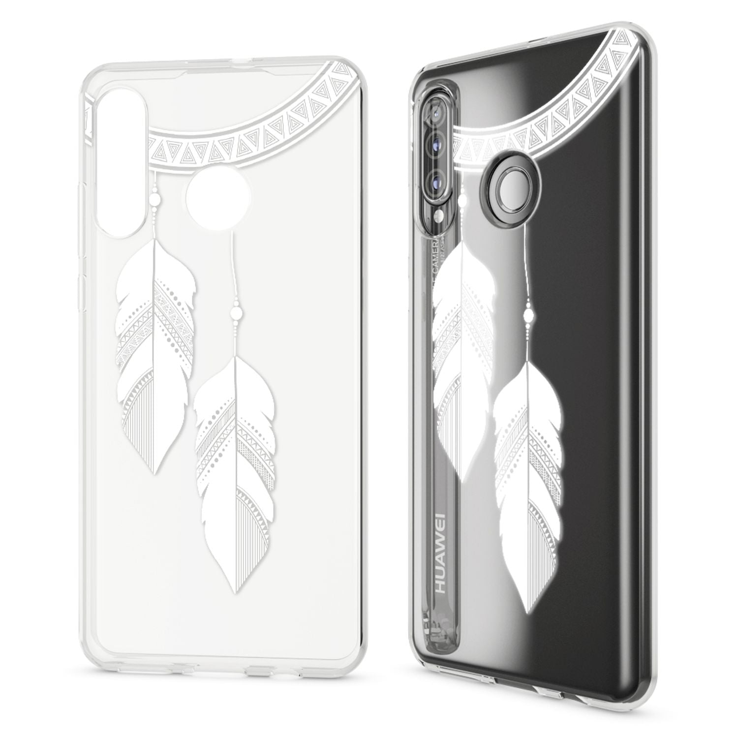 NALIA Hülle für Huawei P30 Lite, Motiv Handy Hülle Slim Silikon Case Schutzhülle NALIA