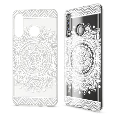 NALIA Hülle kompatibel mit Huawei P30 Lite, Motiv Handyhülle Ultra-Slim Silikon Case Crystal Cover Schutzhülle Durchsichtig, Handy-Tasche Backcover Transparent Bumper NALIA SlimFit Hülle
