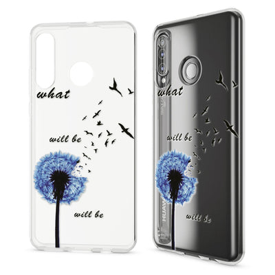NALIA Hülle kompatibel mit Huawei P30 Lite, Motiv Handyhülle Ultra-Slim Silikon Case Crystal Cover Schutzhülle Durchsichtig, Handy-Tasche Backcover Transparent Bumper NALIA SlimFit Hülle