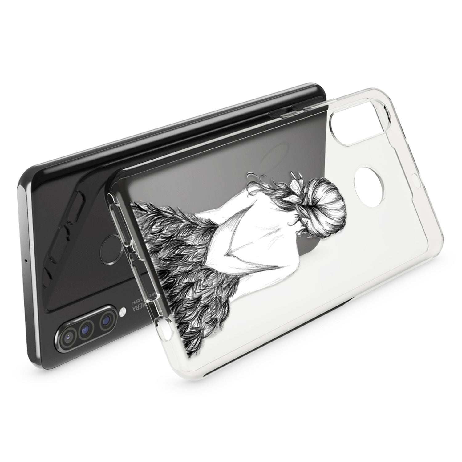 NALIA Hülle für Huawei P30 Lite, Motiv Handy Hülle Slim Silikon Case Schutzhülle NALIA