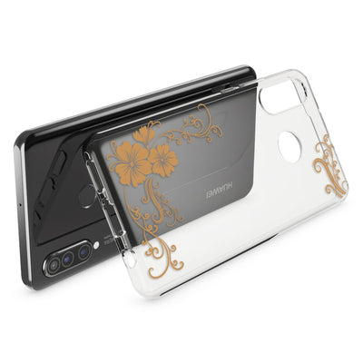 NALIA Hülle kompatibel mit Huawei P30 Lite, Motiv Handyhülle Ultra-Slim Silikon Case Crystal Cover Schutzhülle Durchsichtig, Handy-Tasche Backcover Transparent Bumper Flamingo Pink NALIA SlimFit Hülle