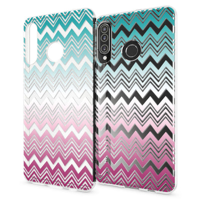 NALIA Hülle kompatibel mit Huawei P30 Lite, Motiv Handyhülle Ultra-Slim Silikon Case Crystal Cover Schutzhülle Durchsichtig, Handy-Tasche Backcover Transparent Bumper NALIA SlimFit Hülle