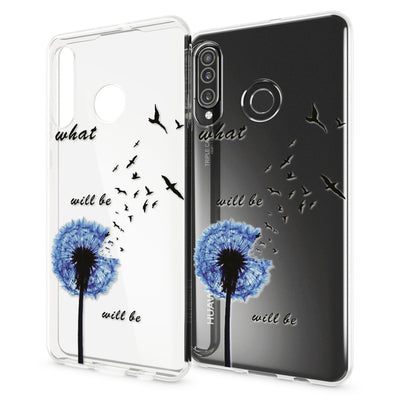 NALIA Hülle kompatibel mit Huawei P30 Lite, Motiv Handyhülle Ultra-Slim Silikon Case Crystal Cover Schutzhülle Durchsichtig, Handy-Tasche Backcover Transparent Bumper NALIA SlimFit Hülle