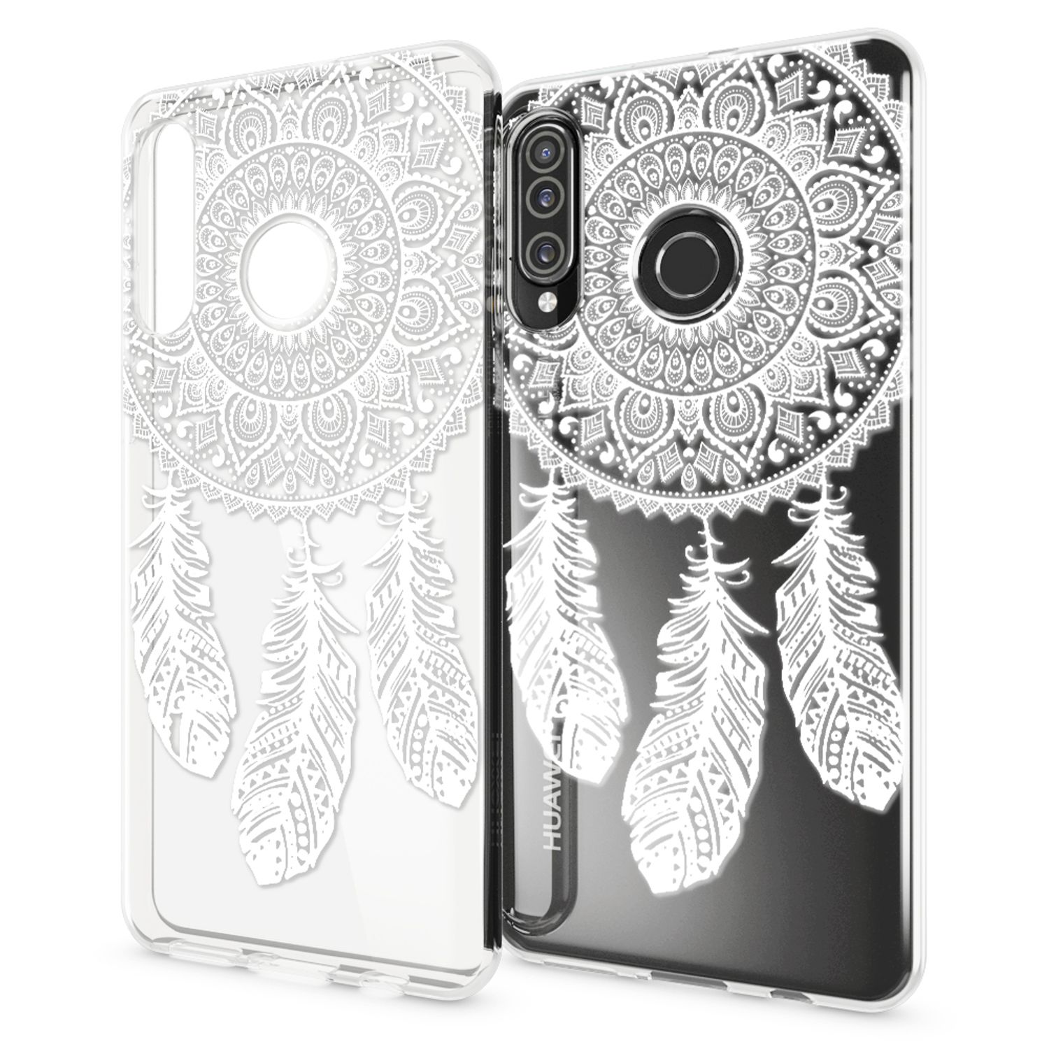 NALIA Hülle für Huawei P30 Lite, Motiv Handy Hülle Slim Silikon Case Schutzhülle NALIA