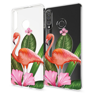 NALIA Hülle kompatibel mit Huawei P30 Lite, Motiv Handyhülle Ultra-Slim Silikon Case Crystal Cover Schutzhülle Durchsichtig, Handy-Tasche Backcover Transparent Bumper NALIA SlimFit Hülle