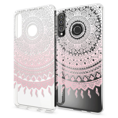 NALIA Hülle kompatibel mit Huawei P30 Lite, Motiv Handyhülle Ultra-Slim Silikon Case Crystal Cover Schutzhülle Durchsichtig, Handy-Tasche Backcover Transparent Bumper NALIA SlimFit Hülle