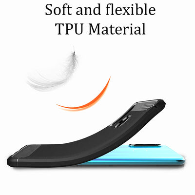 NALIA Silikonhülle für Huawei P30 Lite – Rutschfest & Matt – VORTEX (Gebürstete Optik & Carbon Design) – Marke aus Berlin Default Title NALIA Protective Hülle