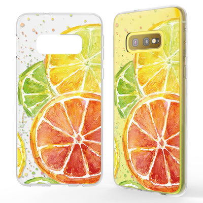 NALIA Handyhülle kompatibel mit Samsung Galaxy S10e, Slim Silikon Hülle Motiv Case Cover Crystal Schutzhülle Durchsichtig, Etui Dünn Handy-Tasche Backcover Transparent Bumper Skin Doughnuts NALIA SlimFit Hülle