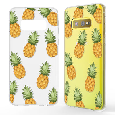 NALIA Handyhülle kompatibel mit Samsung Galaxy S10e, Slim Silikon Hülle Motiv Case Cover Crystal Schutzhülle Durchsichtig, Etui Dünn Handy-Tasche Backcover Transparent Bumper Skin Doughnuts NALIA SlimFit Hülle