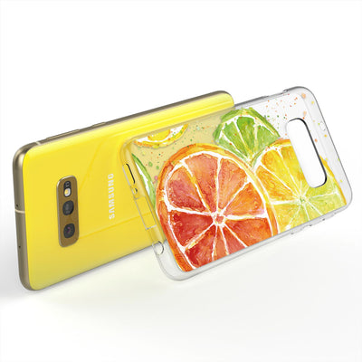 NALIA Handyhülle kompatibel mit Samsung Galaxy S10e, Slim Silikon Hülle Motiv Case Cover Crystal Schutzhülle Durchsichtig, Etui Dünn Handy-Tasche Backcover Transparent Bumper Skin Doughnuts NALIA SlimFit Hülle
