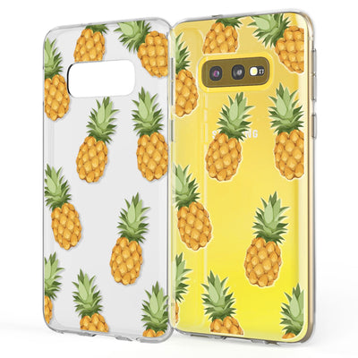 NALIA Handyhülle kompatibel mit Samsung Galaxy S10e, Slim Silikon Hülle Motiv Case Cover Crystal Schutzhülle Durchsichtig, Etui Dünn Handy-Tasche Backcover Transparent Bumper Skin Doughnuts NALIA SlimFit Hülle