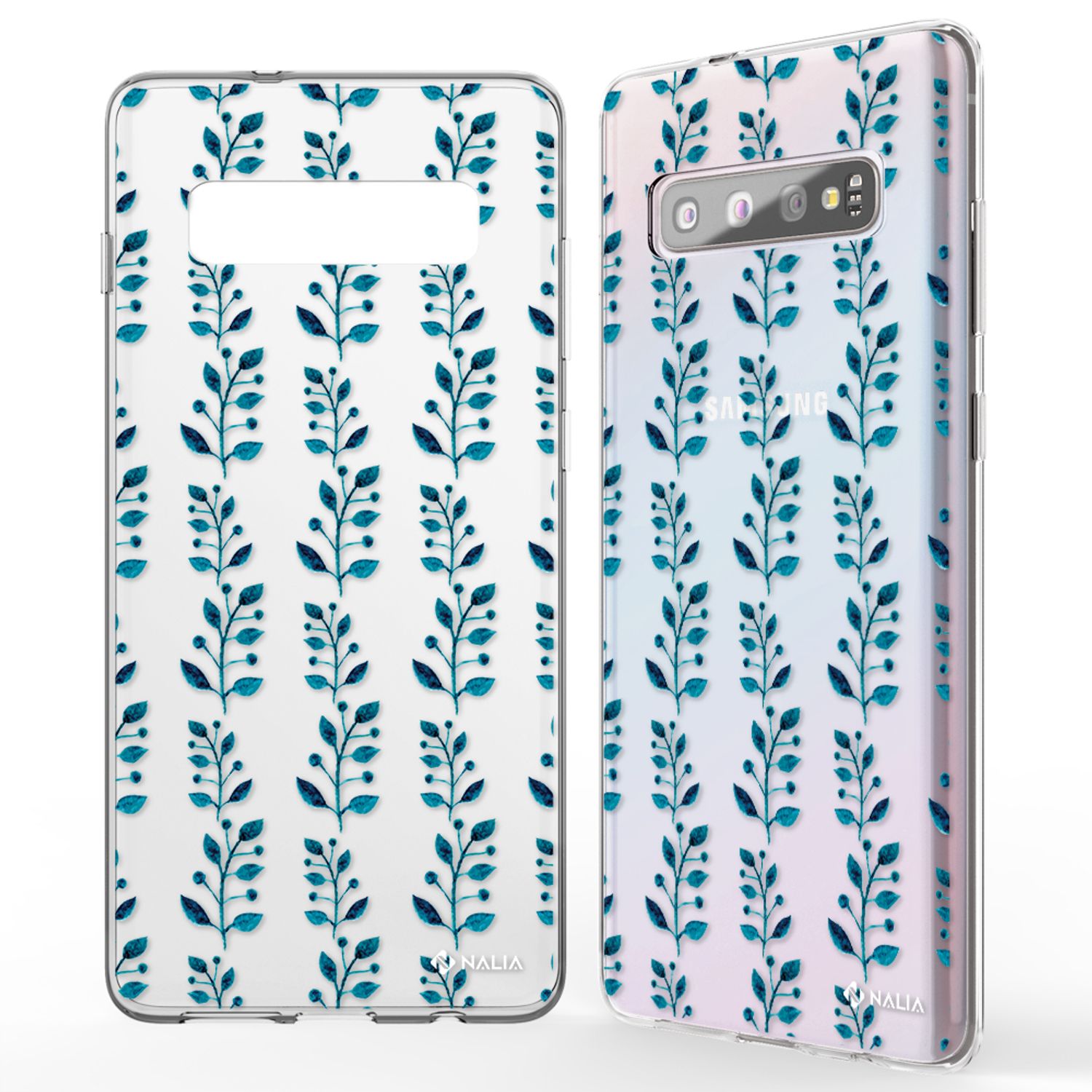 NALIA Handy Hülle für Samsung Galaxy S10, Slim Silikon Hülle Motiv Case Cover Kakadus NALIA