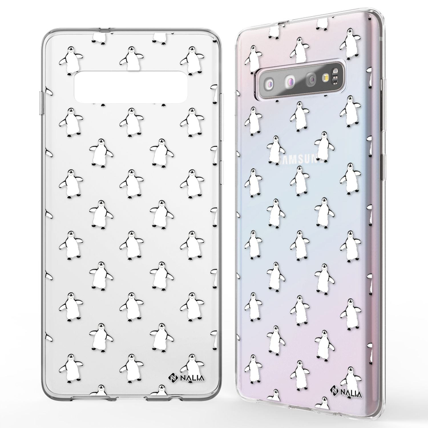 NALIA Handy Hülle für Samsung Galaxy S10, Slim Silikon Hülle Motiv Case Cover Papagei NALIA