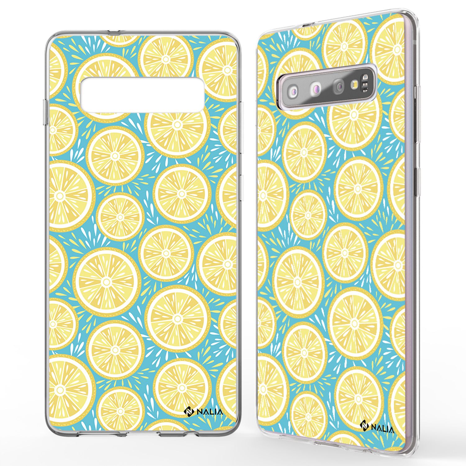 NALIA Handy Hülle für Samsung Galaxy S10, Slim Silikon Hülle Motiv Case Cover Be Cool Pinguin NALIA