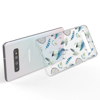 NALIA Handy Hülle für Samsung Galaxy S10, Slim Silikon Hülle Motiv Case Cover Kakadus NALIA