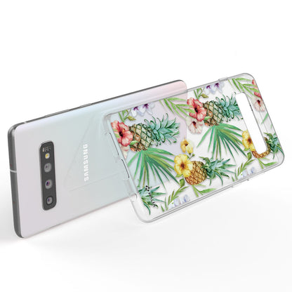 NALIA Handy Hülle für Samsung Galaxy S10, Slim Silikon Hülle Motiv Case Cover Kakadus NALIA